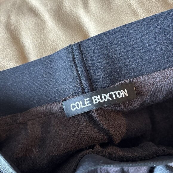 Cole Buxton Jogger Sweatpants Mens Large Brown Black Athleisure Lounge Minimal - Picture 4 of 15